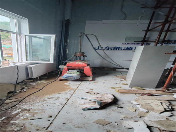 平定地基基础下沉墙体裂缝加固注浆顶升施工